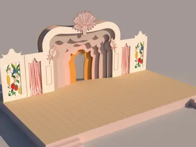 Artist Stage 3D model