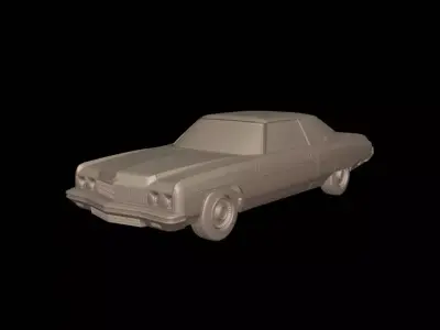 chevrolet caprice convertible 1973 3D print model