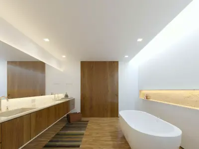 Marcio Kogan Bathroom Luxury 3D model
