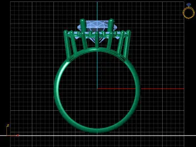 Women Ring 3DM Womens Ring 3d models 3D print model 3D print model buy