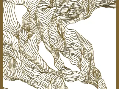 wall panel rainforest  3D model