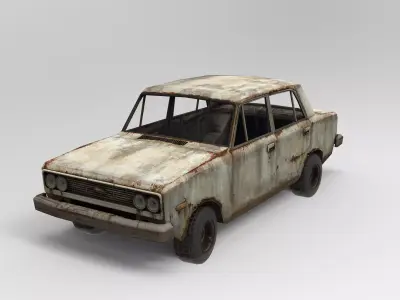 Apocalyptic Car 3D model