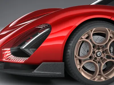 Alfa Romeo 33 Stradale 2024 3D model