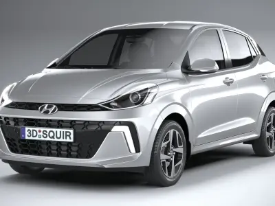 Hyundai i10 sedan 2024 3D model