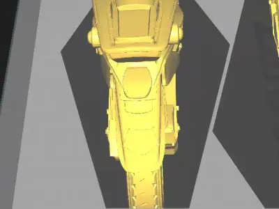 Moto SCRAMBLER HAOJUE 3D print model