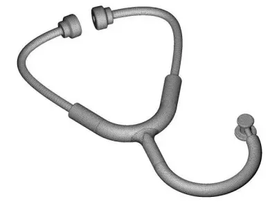 Baby Stethoscope Toy 3D model