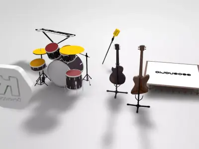 Instrumentos pack 2020 3D model