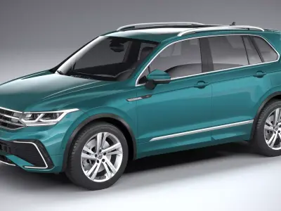 Volkswagen Tiguan R-Line 2021 3D model