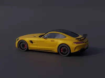 Generic Sports Car 1 Low-poly 3D model