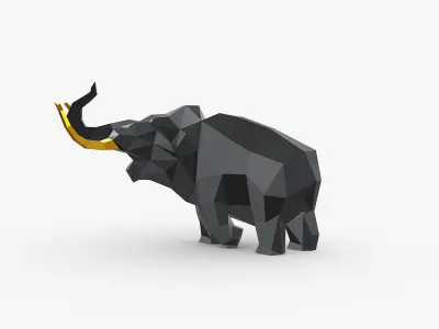 mammoth 3D print model