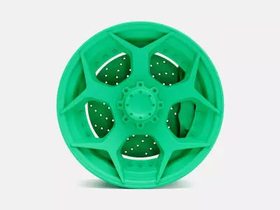 20x10 4Play 4P50 Wheel and Brake 3D print model
