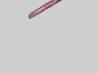 Handpainted Wall Signs Low-poly 3D model