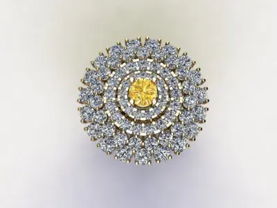 women ring new model design in Asia R20 3D model