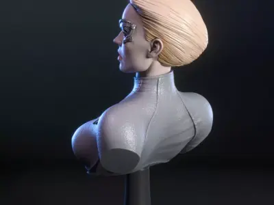 Seven of Nine bust Free 3D print model
