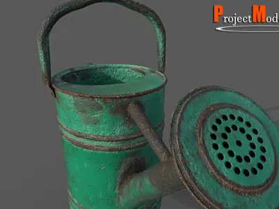 Watering Can-Version001 Low-poly 3D model