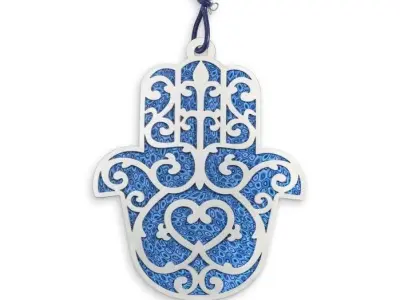 Hamsa pendant 3D print model