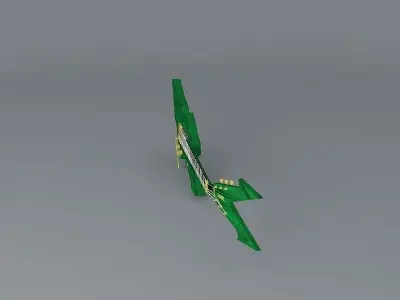 Nasty shaped guitar Free 3D model