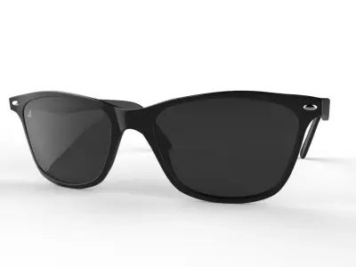 Sunglass Wayfarer Vincent Chase 3D model