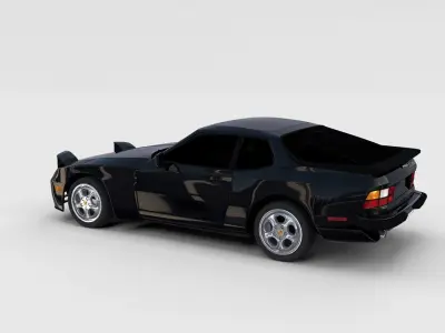 Porsche 944 Turbo rev 3D model
