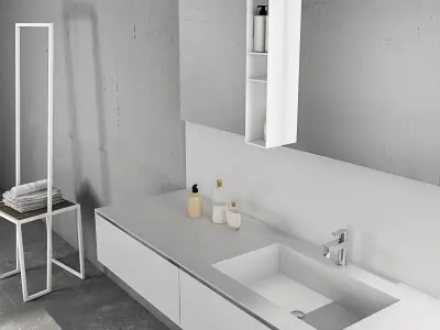 Bathroom furniture set Arcom Escape 2   3D model