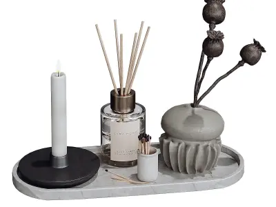 Decorative set 74 3D model