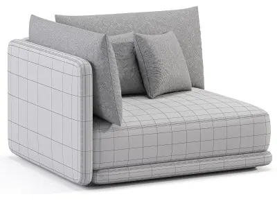 Katarina Sofa By Blanche 03 3D model