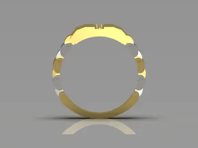 Luxury man Rolex design diamond ring model ror0023 3D model