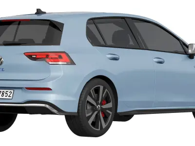 Volkswagen Golf GTE 2024 3D model