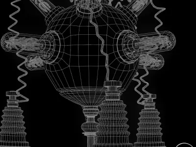 Light 3D Model Low-poly 3D model