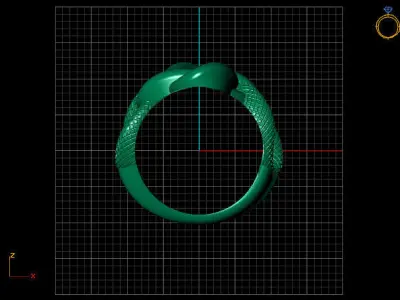 Fancy Womens Rings Plain Rings Ready STL 3DM Models Rings 3D print model 6