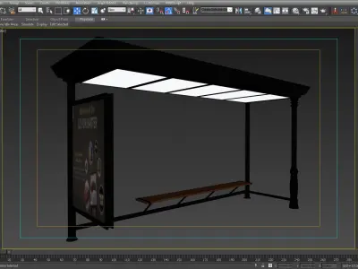 BUS STATION 2 3D model