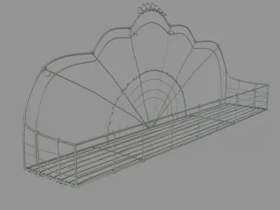 Zia Accent Shelf 3D model