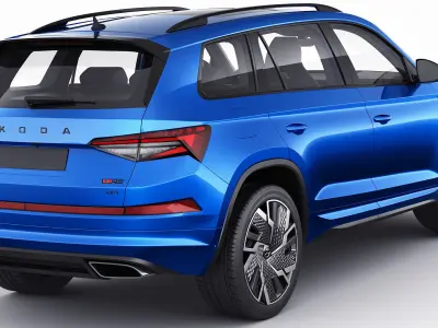 Skoda Kodiaq RS 2021 3D model