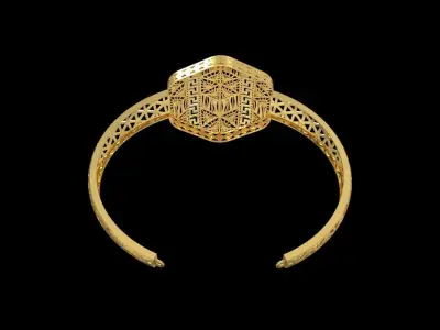 Fusion Gold Wristband RABBW15 3D print model