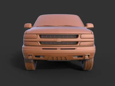 Chevrolet Suburban 3D print model