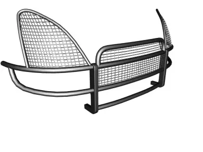 Bumper For Iveco Daily  Low-poly 3D model