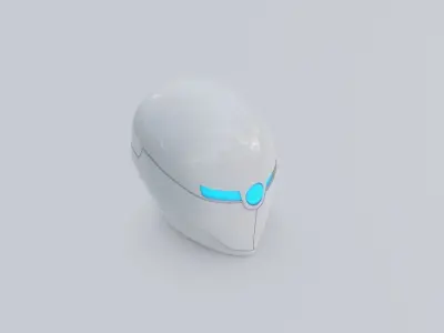 IQ Motorcycle Low-poly 3D model
