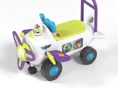 Toy Story Buzz Car Low-poly 3D model