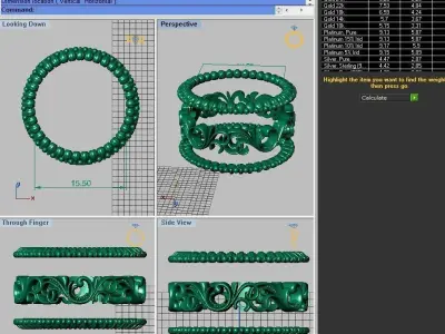  Rings ready for 3d print 3D print model