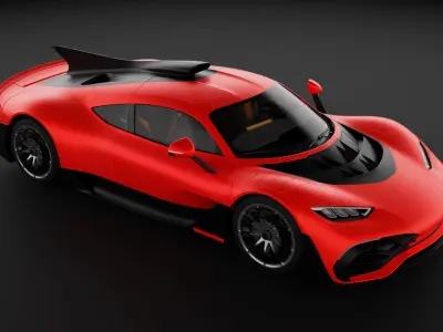 Mercedes AMG Project 1 3D model