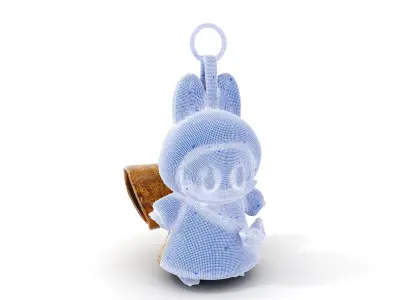 Cute Creature Keychain Model Pack Low-poly 3D model