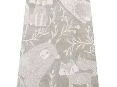 Rug648 Low-poly 3D model