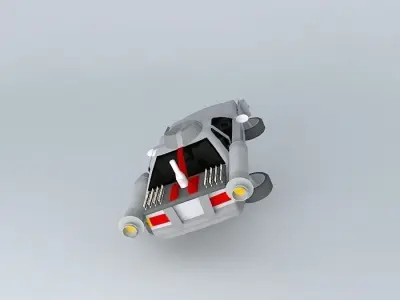 Mercedes Benz Time Machine Flying Mode Free 3D model