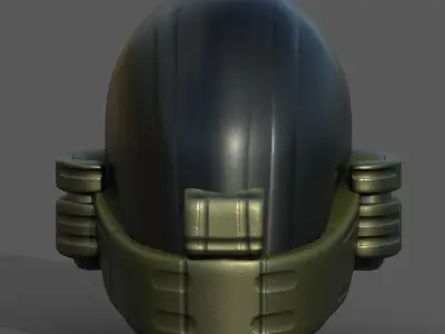 Helmet plastic mask protection pollution ball shaped Low-poly  Low-poly 3D model purchase