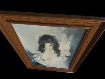 Madam Nizma Oil Painting 3D model