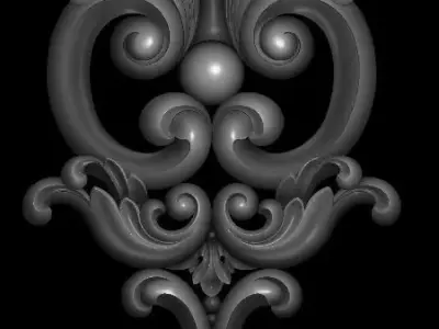 3d model of flowers and leaves 3D print model