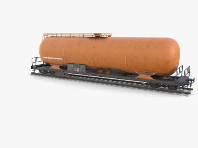 CFR Tanker Rail Car v3 3D model