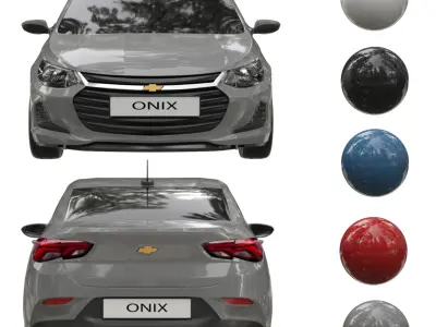 Chevrolet ONIX Low-poly 3D model