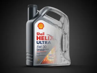 Car Oil bottle 3D model