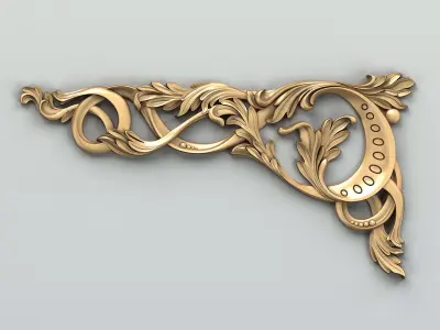 Corner decor 015 3D model